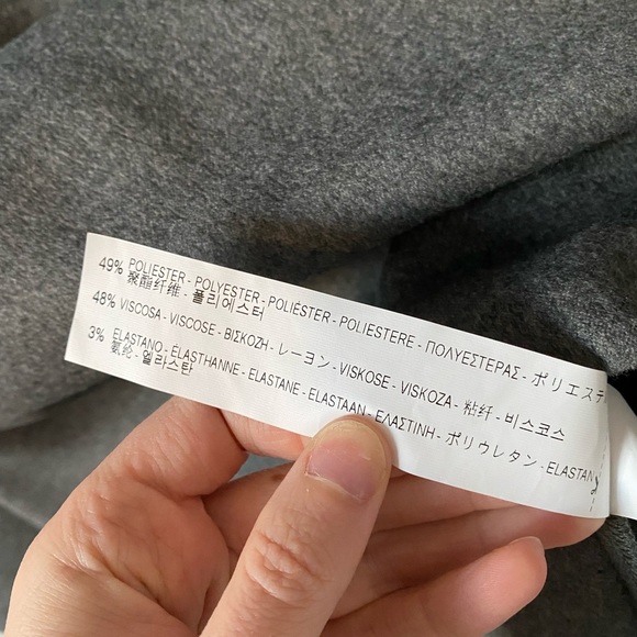 Zara Woman Gray Short Sleeve Mini Dress | S - Picture 6 of 9